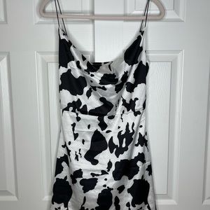 Mini Cow print dress